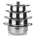 American Style Cookware Pot en acier inoxydable avec kit de cuisine Bakelite Handle